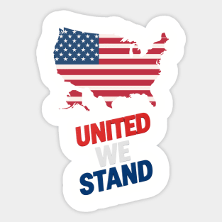UNITED WE STAND Sticker